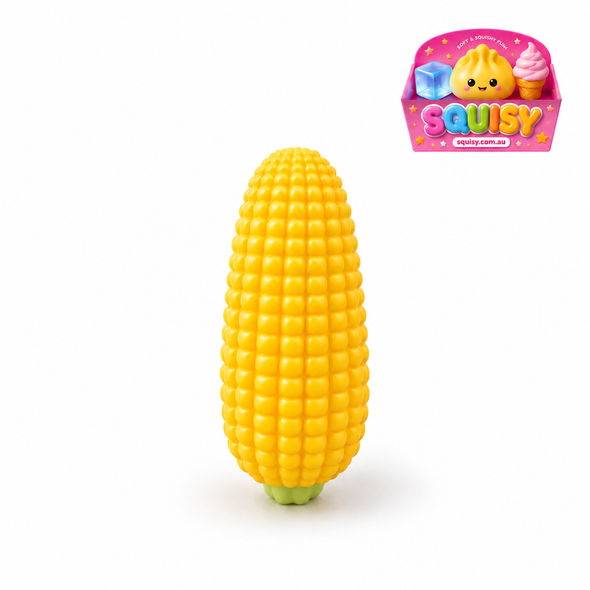 Crunchy Corn Squishy – Satisfying Sensory Toy - 1-PIECE BOX