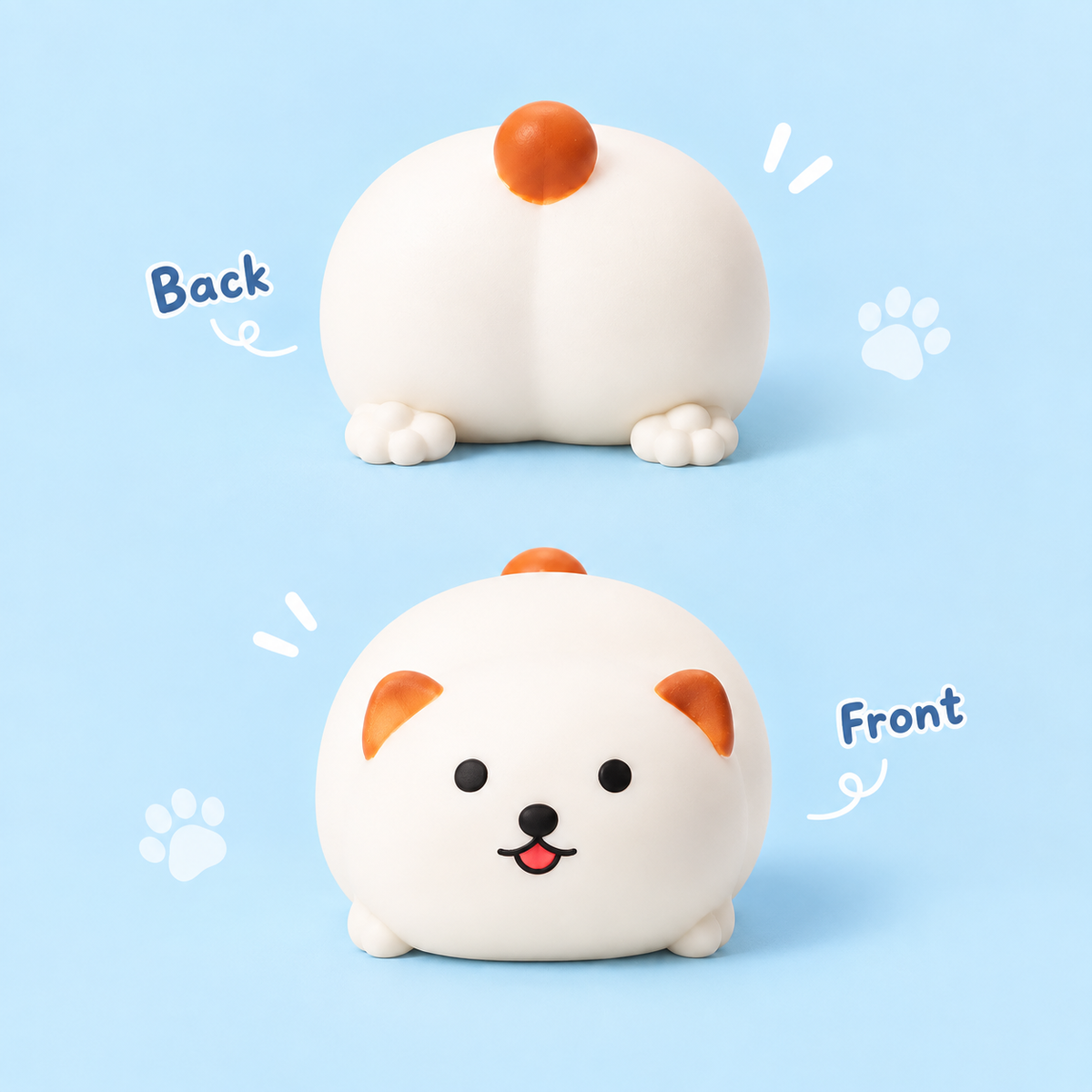 Crunchy Puppy Squishy – Satisfying Sensory Toy - 1-PIECE BOX