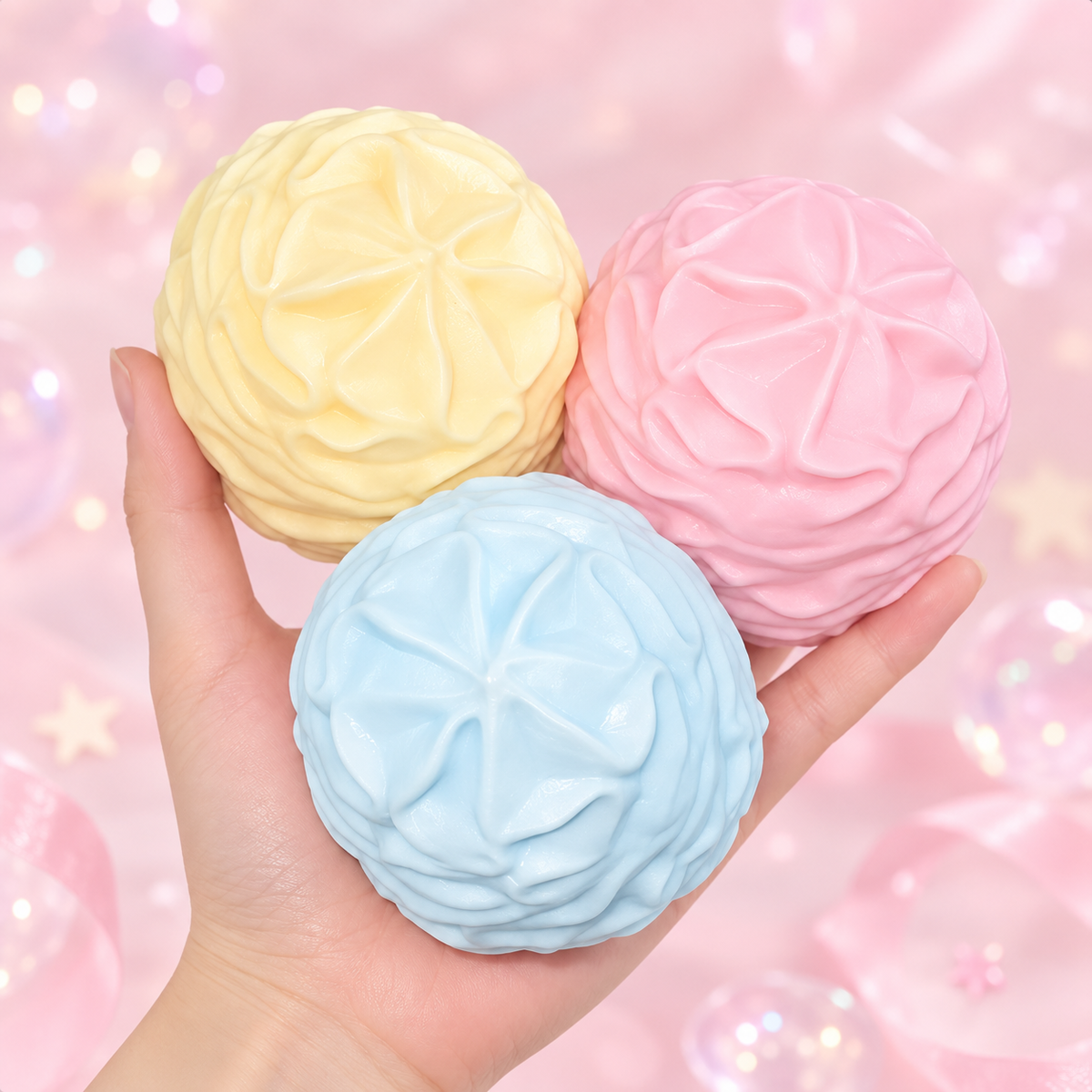 Coconut Oil Squishy Cream – Satisfying Sensory Toy - 1-PIECE BOX