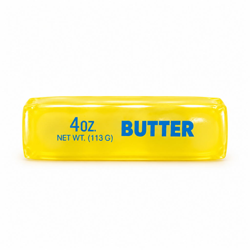 Coconut Oil Butter Squishy  – Satisfying Sensory Toy - 1-PIECE BOX