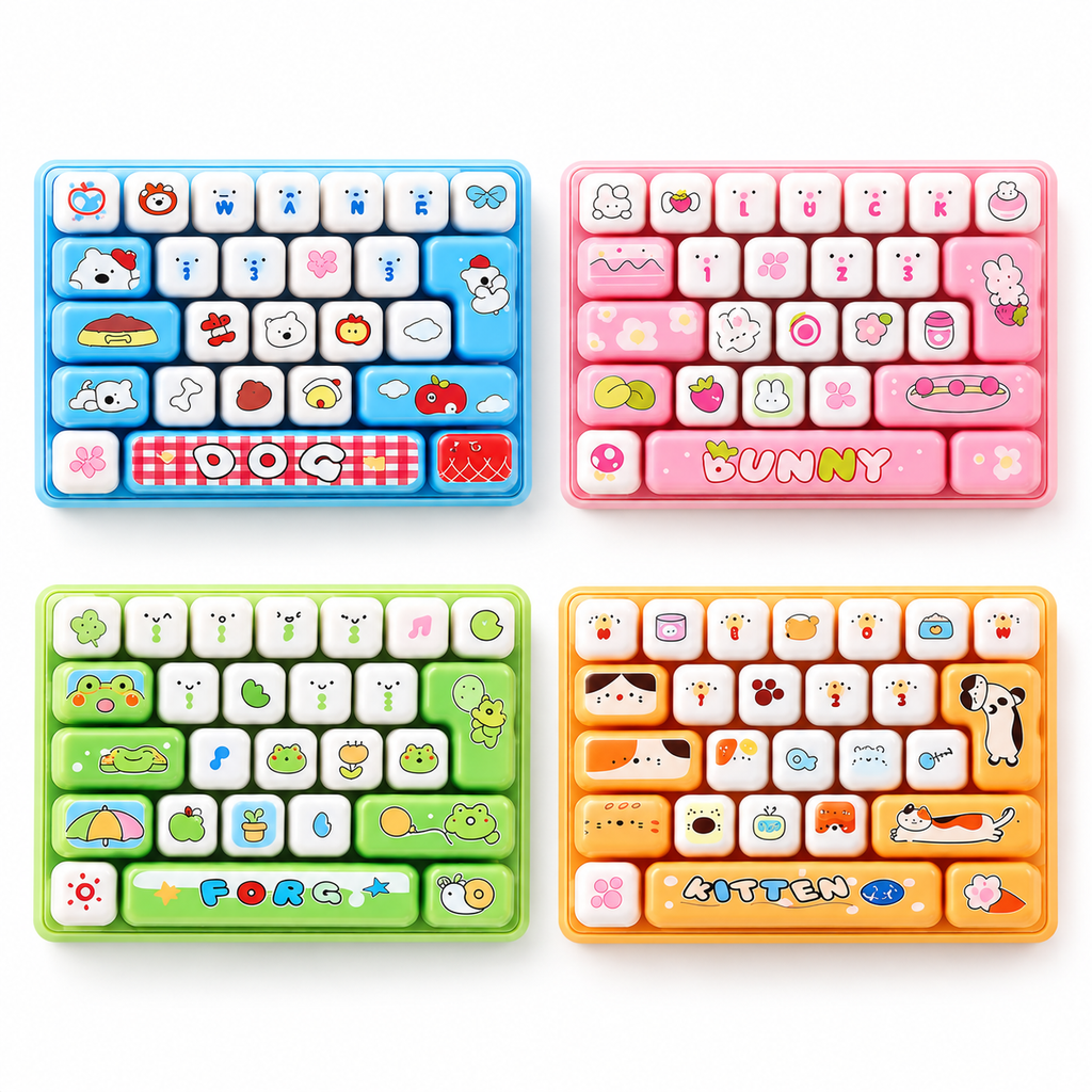 Kawaii Keyboard Squishy – Press & Fidget Sensory Toy - 1-PIECE BOX