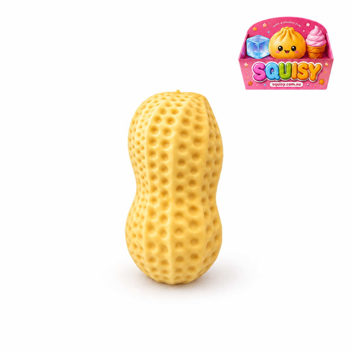 Crunchy Peanut Squishy – Satisfying Sensory Toy - 1-PIECE BOX