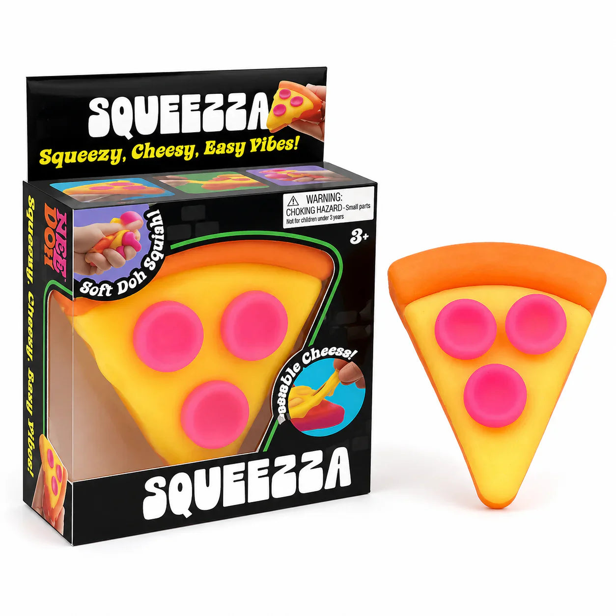 Cheesy Pizza Squishy Toy Soft Sensory Stress Relief Toy