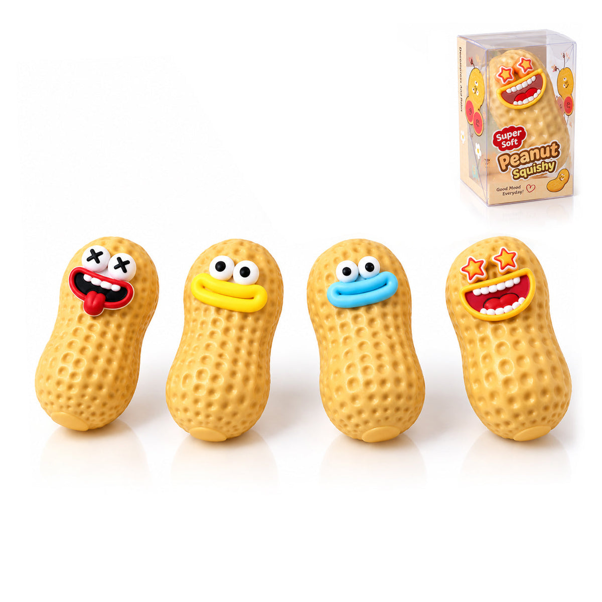 Crunchy Funny Peanut Squishy – Soft Slow Rising