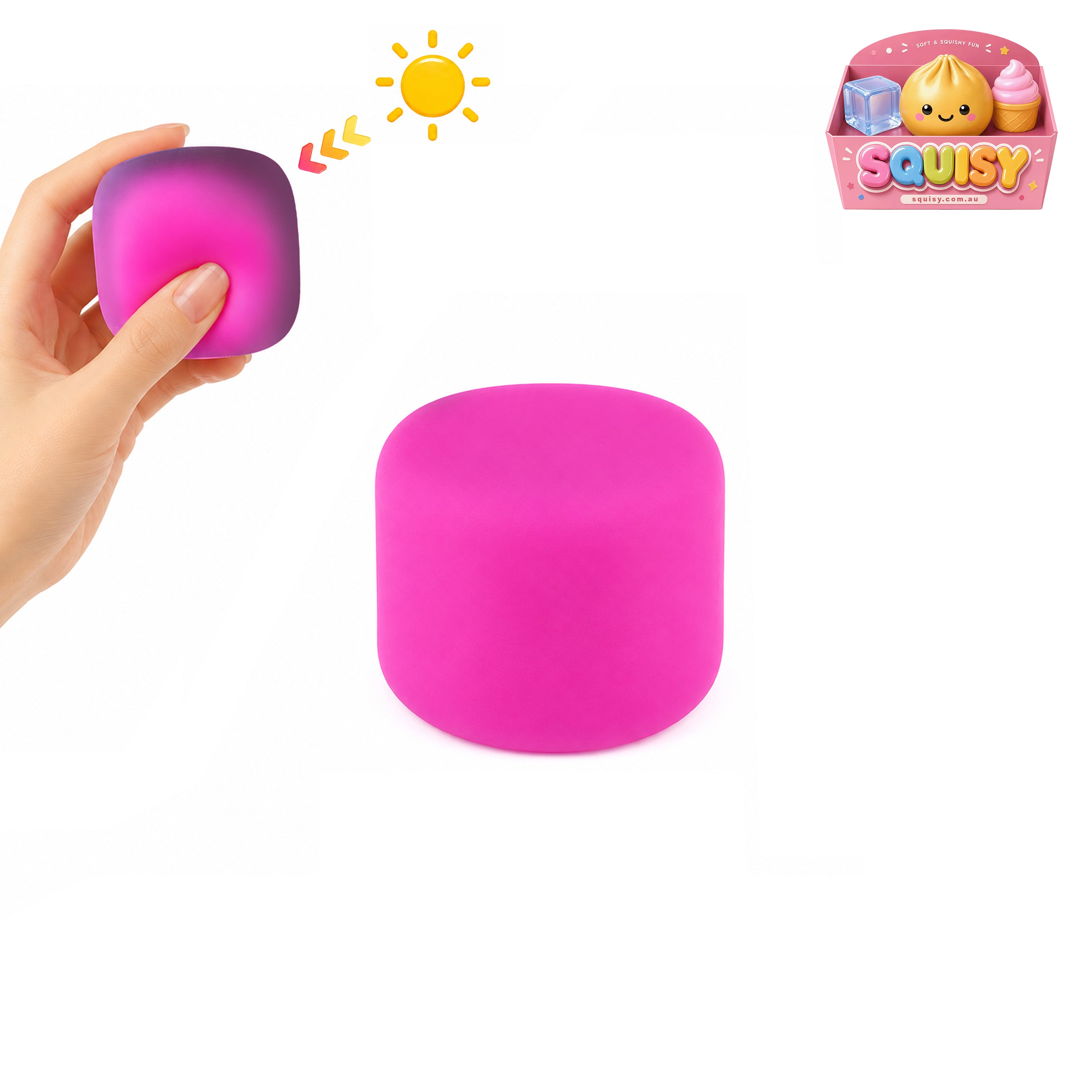 SQUISY Puff Pod Squishy- 1-PIECE BOX