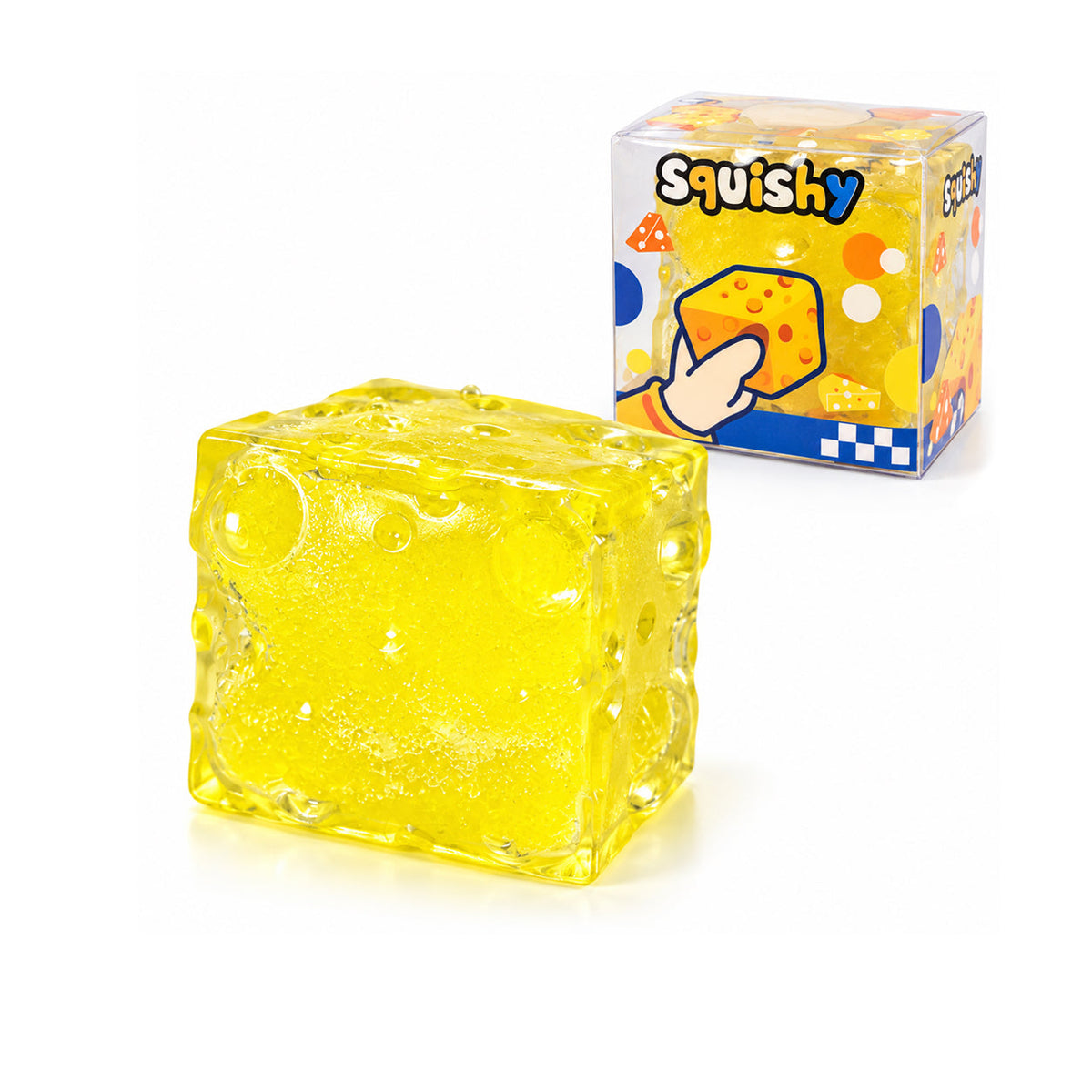 Slushie Ice Cheese Cube Squishy