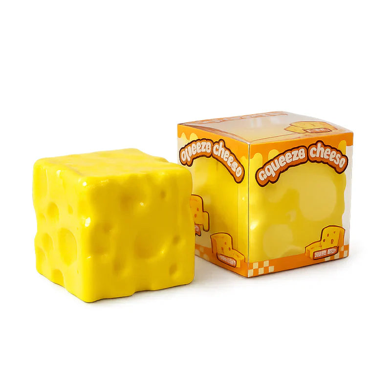 Squeeze Cheese Squishy Slow Rising Sensory Stress Toy