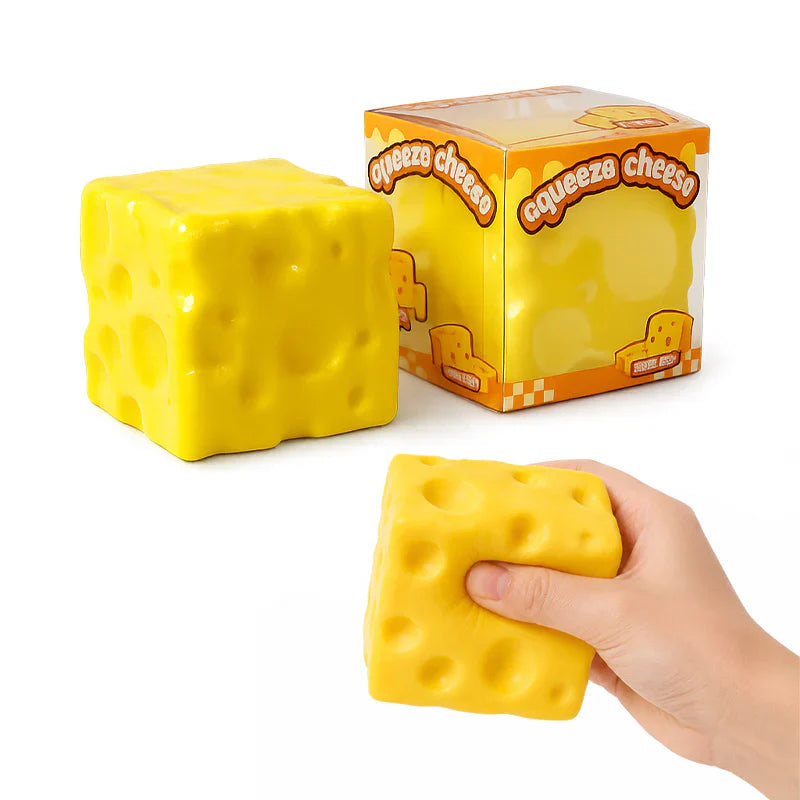 Squeeze Cheese Squishy Slow Rising Sensory Stress Toy