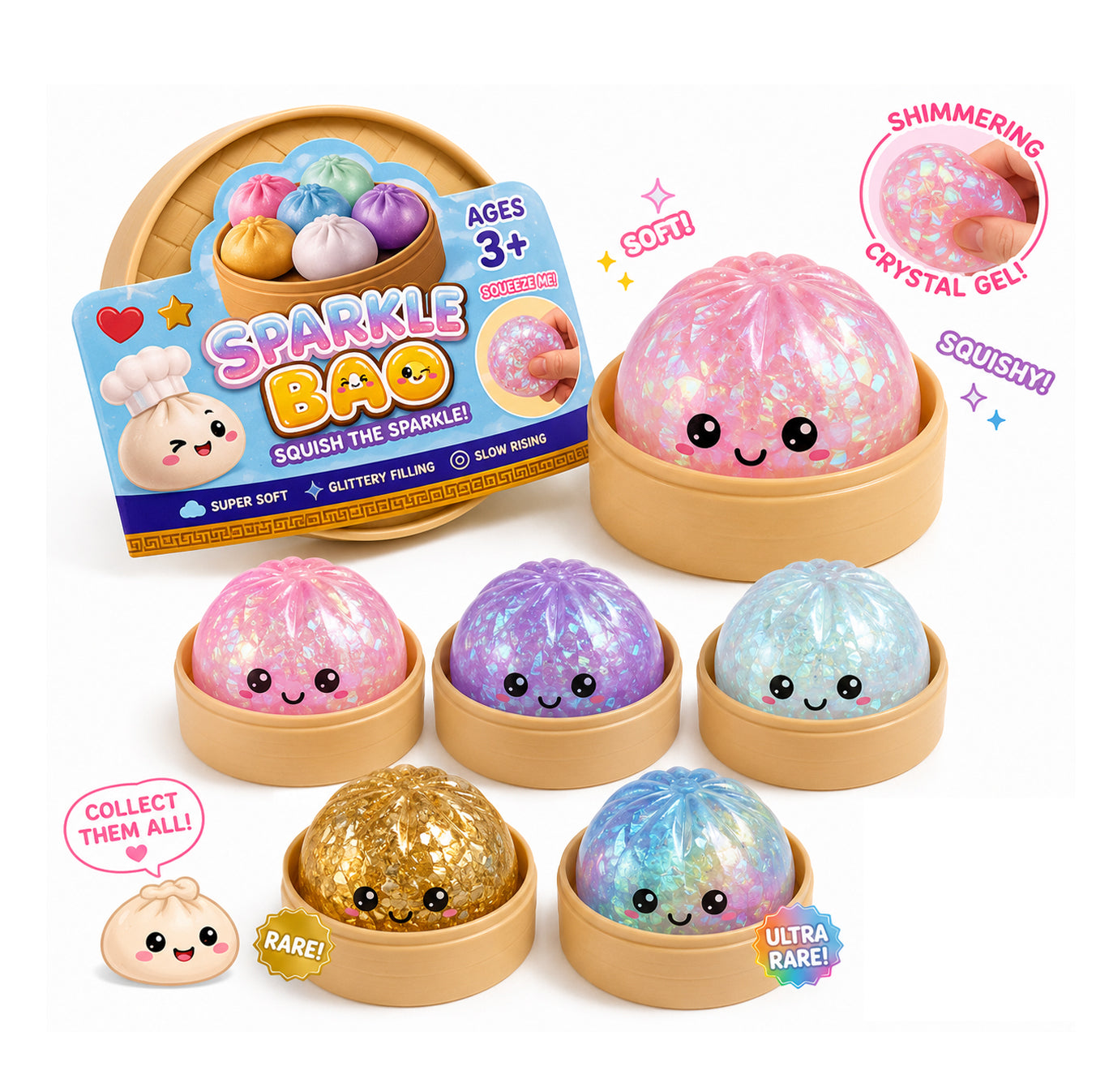 Smile Dumpling Soft Bao Bun Blind Box