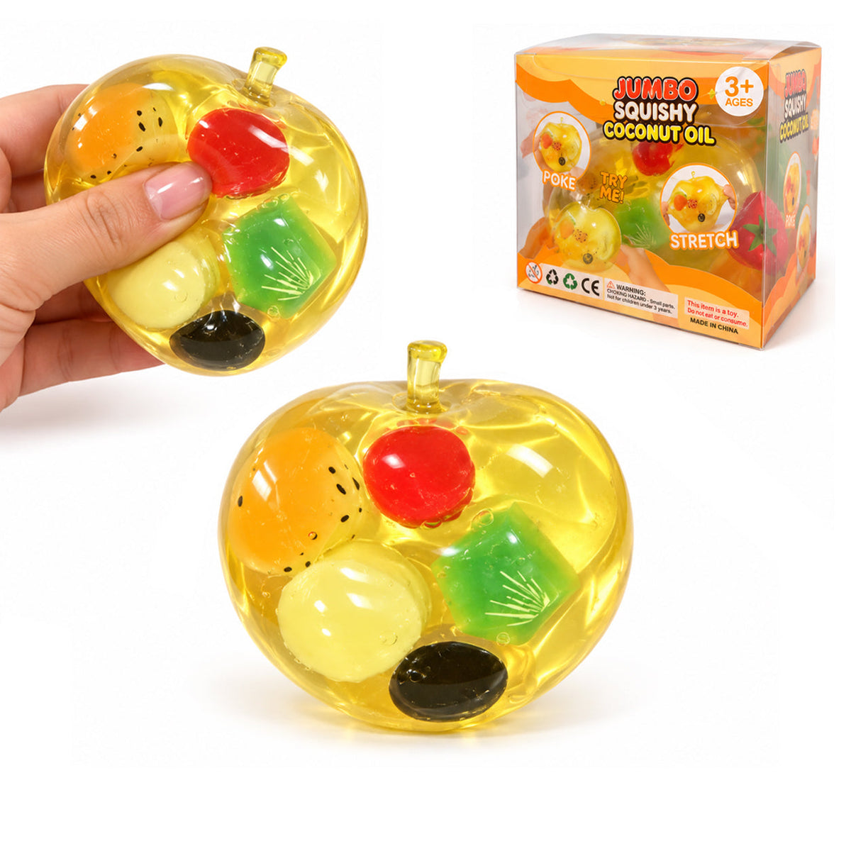 Coconut Oil Apple Fruit Squishy