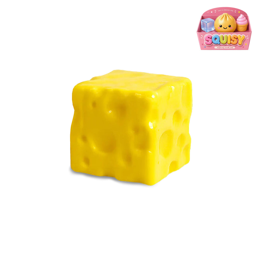 Cheese Squishy Cube - 1-PIECE BOX